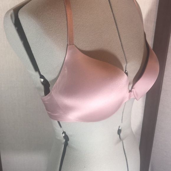 Victoria Secret “So Obsessed “ 34 D push up mauve lacey razor back faux laced - Picture 2 of 13